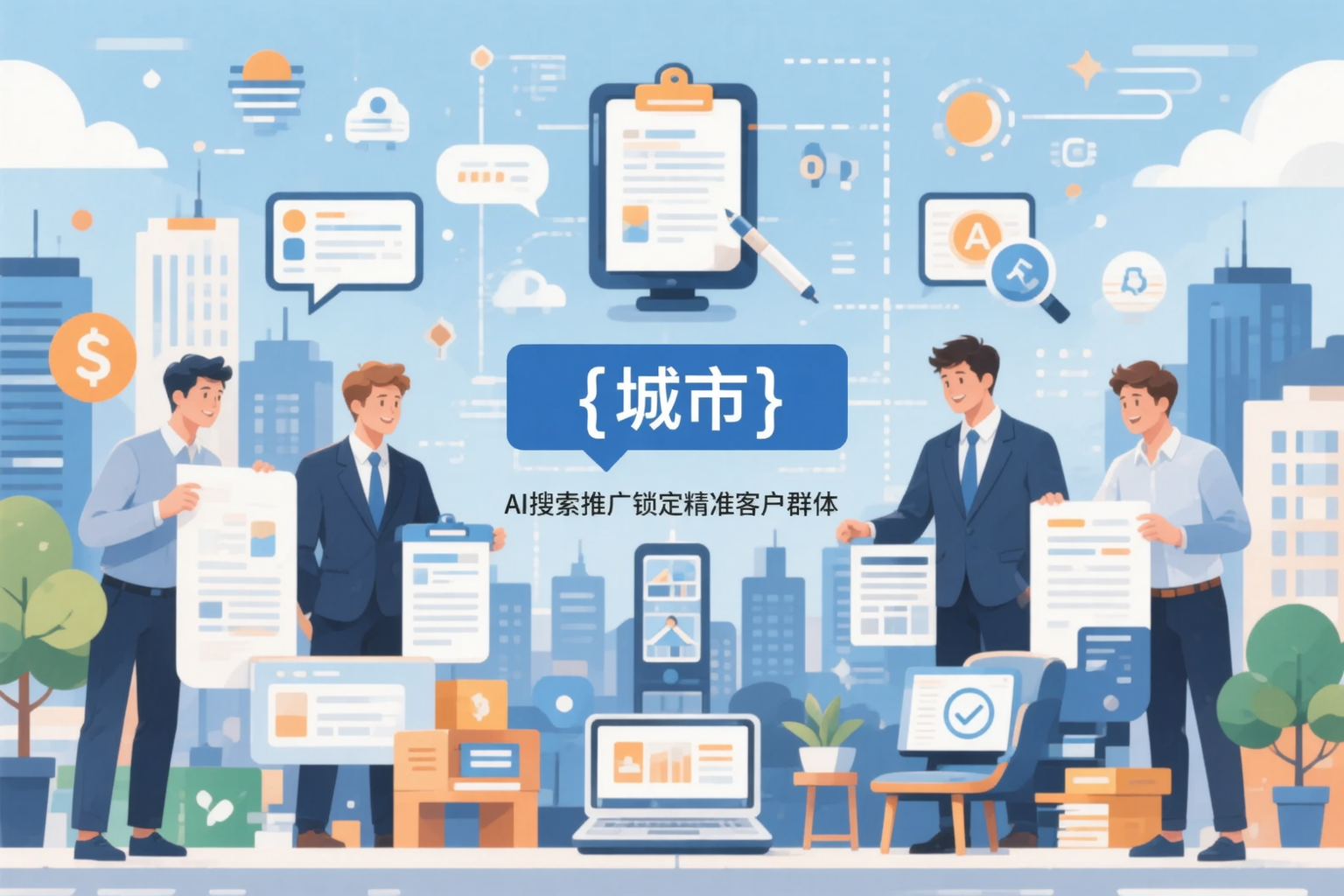 鸡西公司如何用AI搜索推广锁定精准客户群体