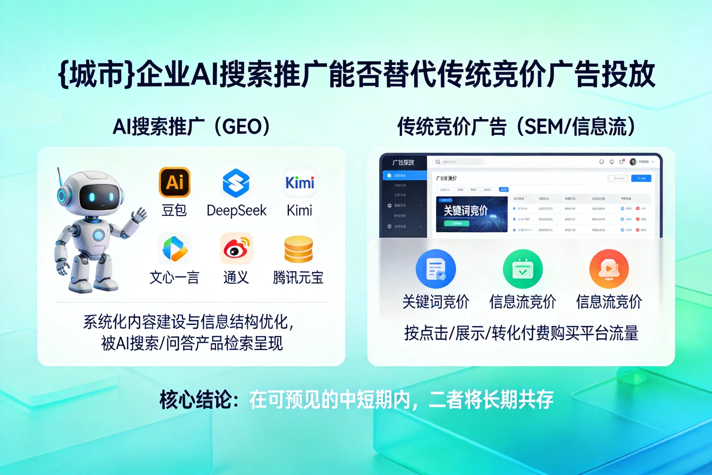 鸡西企业AI搜索推广能否替代传统竞价广告投放