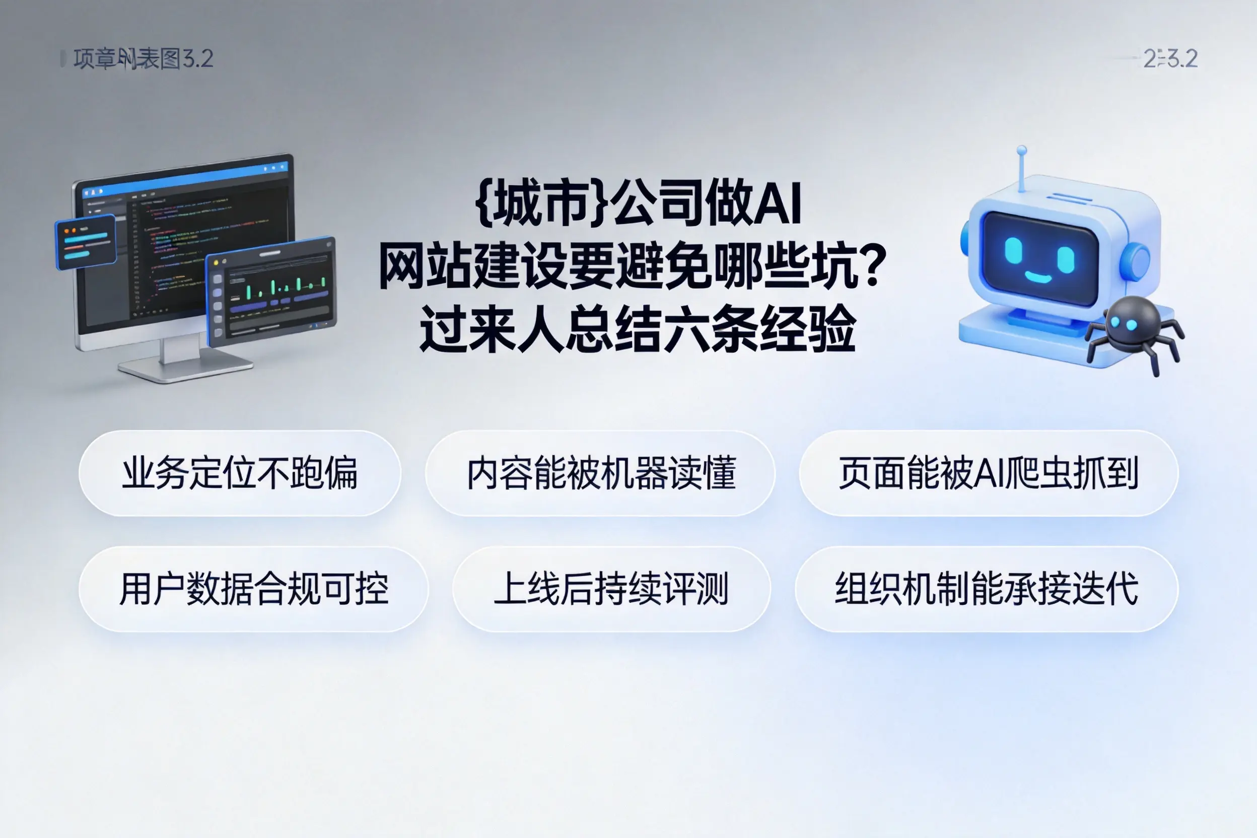鸡西公司做AI网站建设要避免哪些坑？过来人总结六条经验