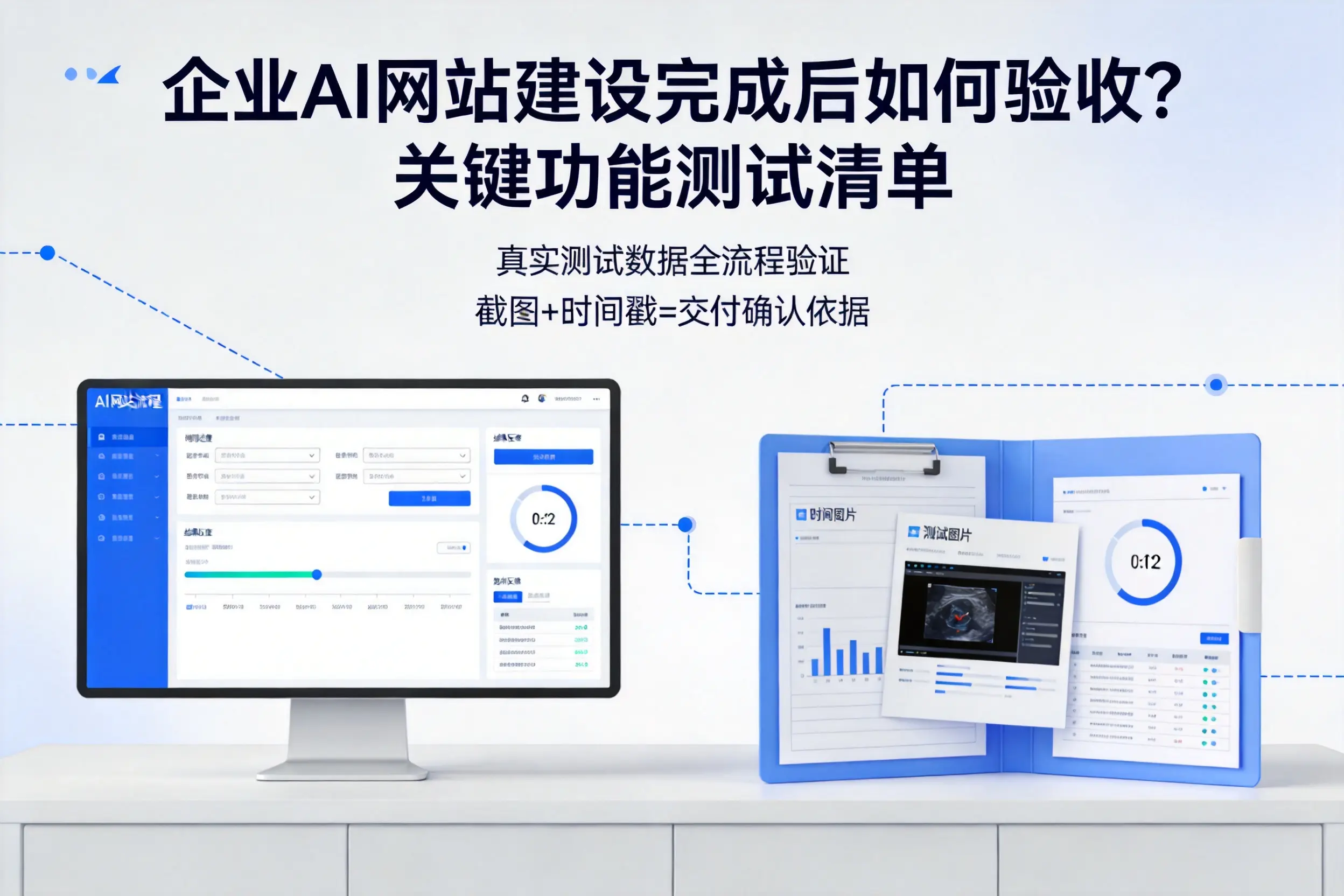 鸡西企业AI网站建设完成后如何验收？关键功能测试清单