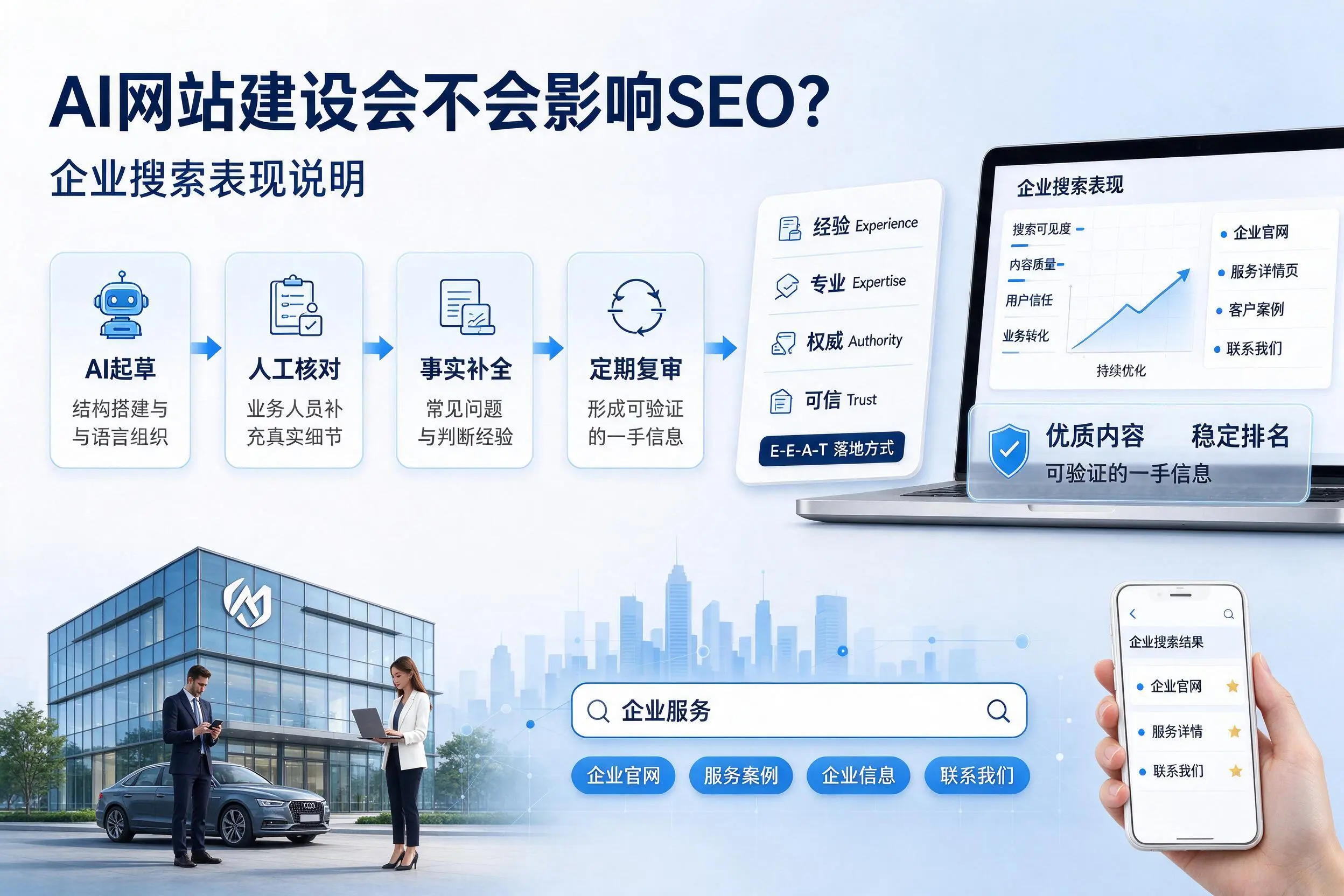 AI网站建设会不会影响SEO？鸡西企业搜索表现说明