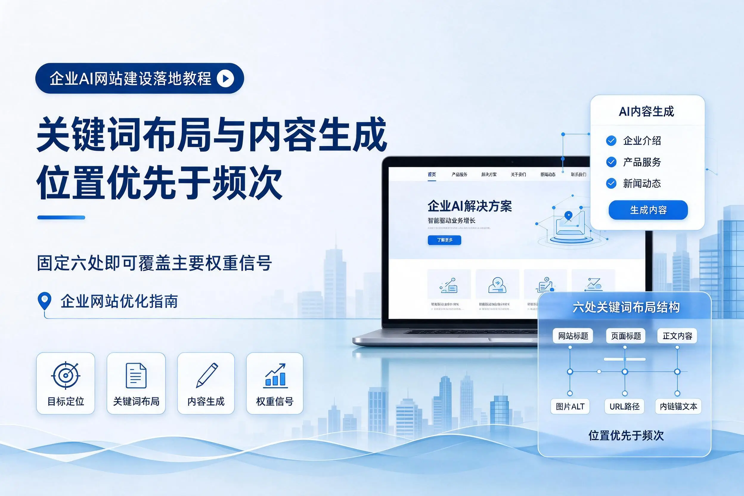 鸡西企业AI网站建设落地教程：关键词布局与内容生成